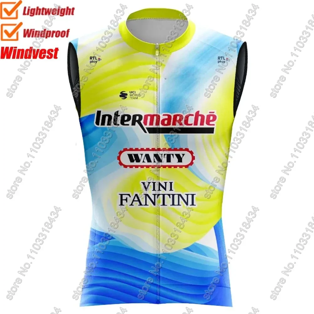 USA Team 2024 Wind Vest Windproof United States Cycling Vest Road Bike Jersey Sleeveless Clothes MTB Maillot Ciclisme