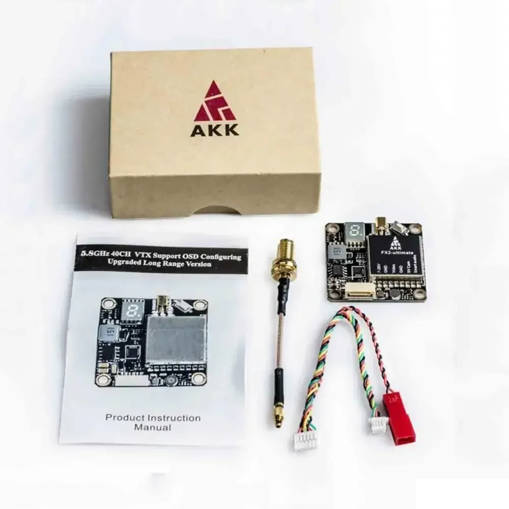 AKK FX2-ultimate 5.8GHz VTX Support OSD Configuring Upgraded Long Range Version