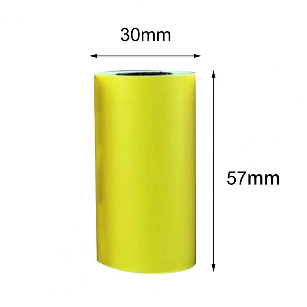 1 Roll Photo Printing Sticker Durable Self-adhesive Thermal Sticker Colorful Thermal Sticker for Office 57*30mm