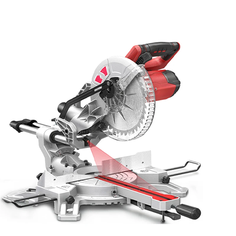 

J1G-ZP30-25 Electric Circular Saw Aluminum Machine 10-Inch Woodworking Cutting Machine Multi-Function Pull Rod Miter Saw