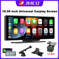 Pantalla IPS de 10,26 pulgadas, CarPlay inalámbrico, Android, soporte automático, cámara de marcha atrás, Monitor para salpicadero de coche, Bluetooth, FM, navegación GPS