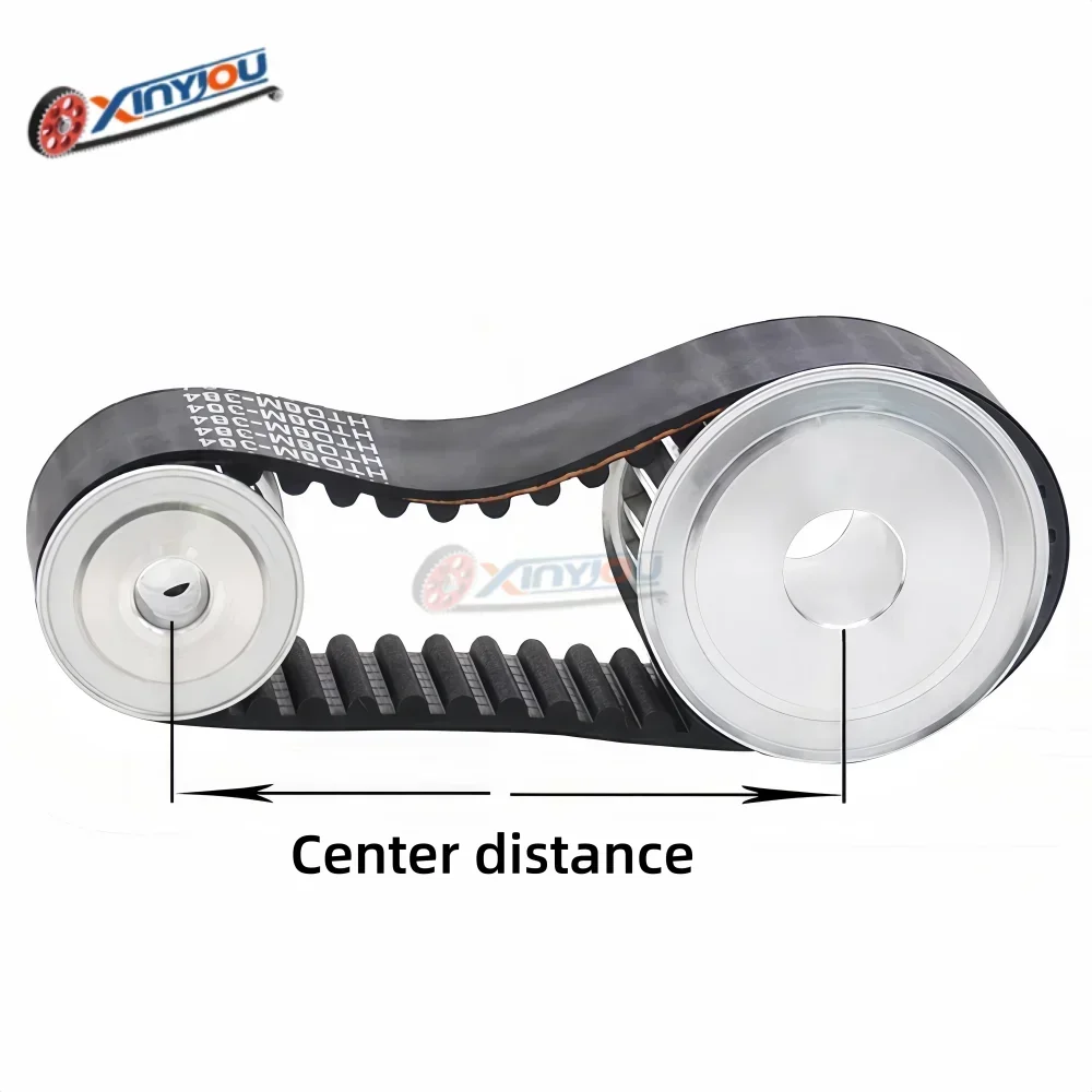 HTD8M 50/60/72T AF Type Timing Pulley Industrial Machinery Transmission with Pitch 8mm Belt Width 16-32mm Bore 10-30mm