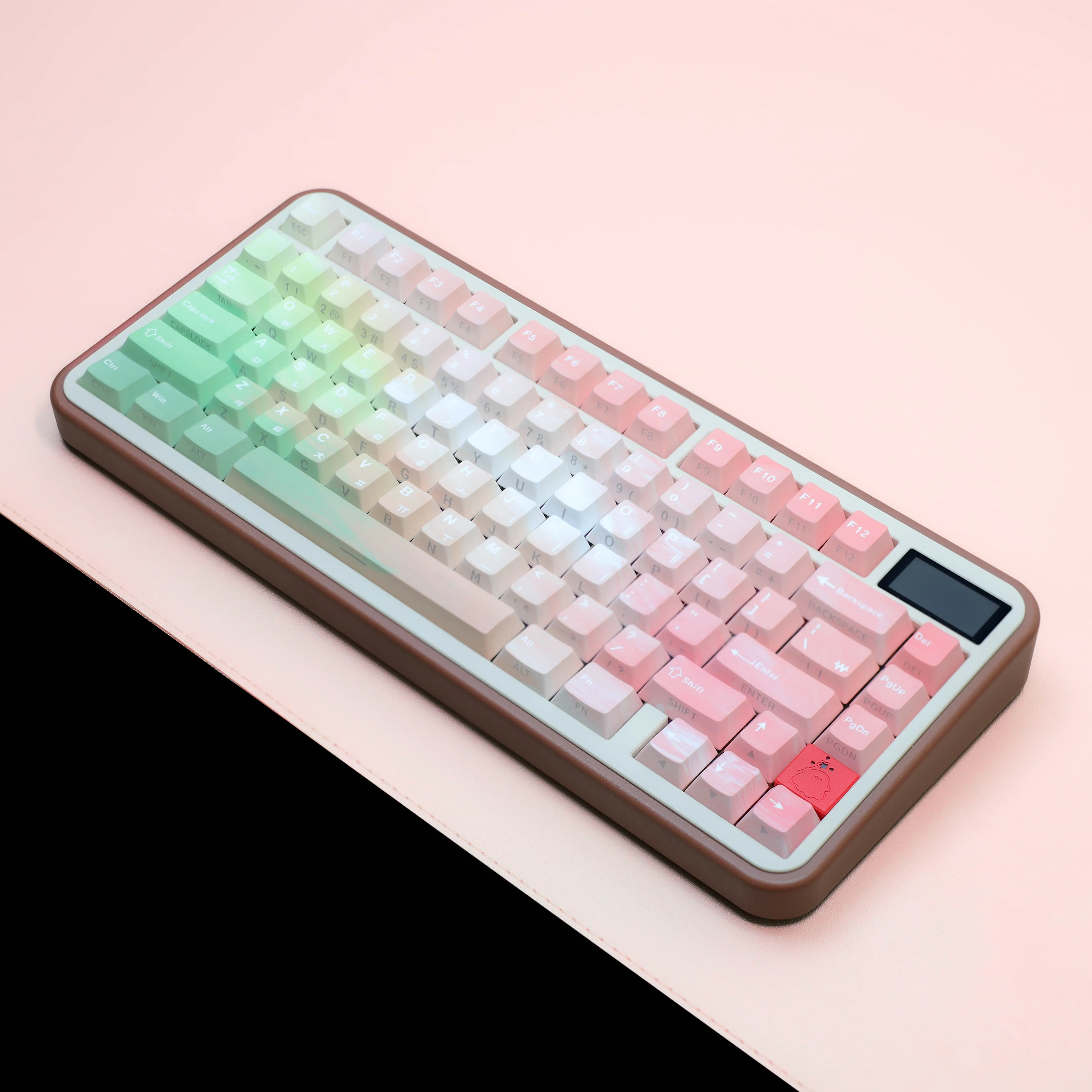 JCM Elf Keycaps Dye-Sub PBT Side light Cherry Profile German/Korean/French/English/Spanish For Mechanical Keyboard Double Print