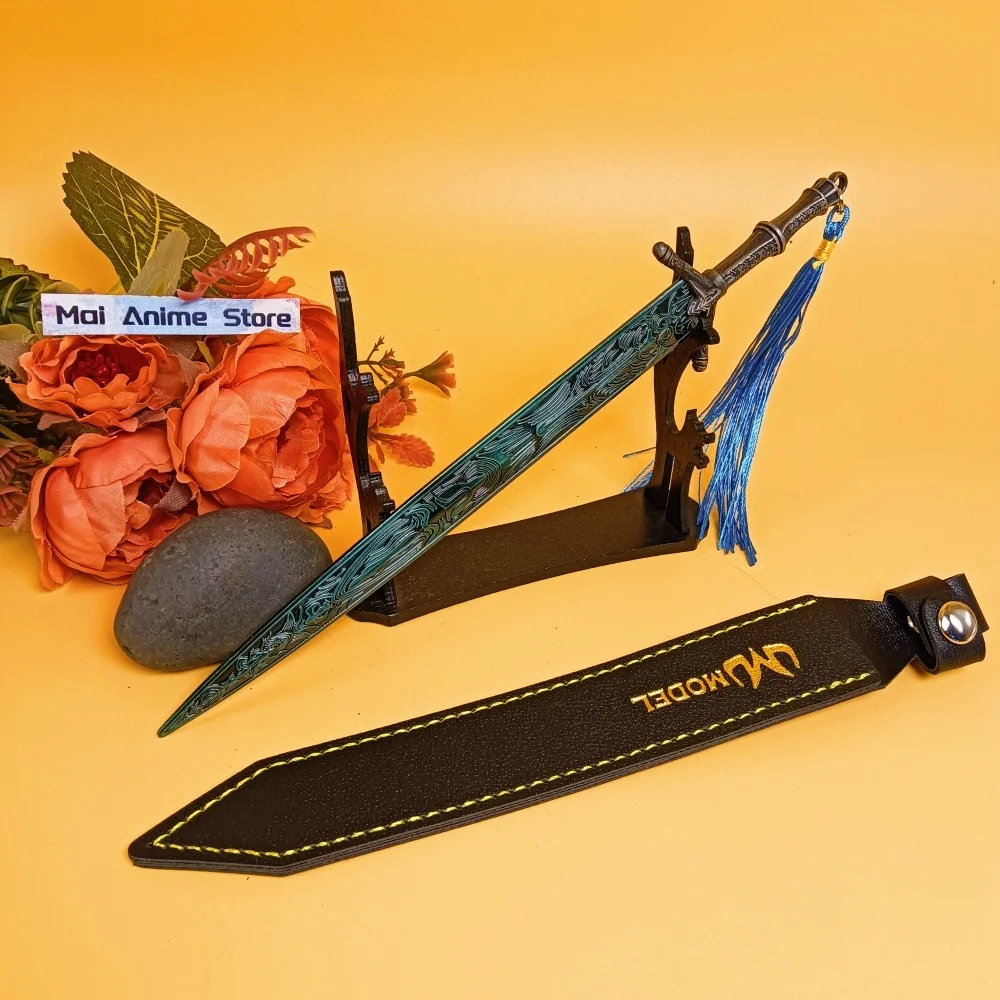 8.6 بوصة 22 سنتيمتر Elden كاتانا القمر Greatsword اليابانية كاتانا الصلب النينجا سكين المعادن صابر راني الجليد أنيمي السيف Unsharp لعبة هدية