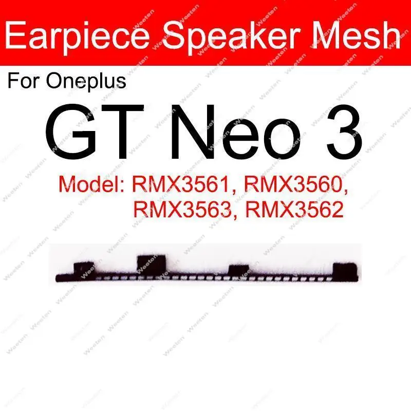 Anti-dust Earpiece Speaker Mesh For Realme GT 2 GT Neo 2 2T 3 Neo Flash GT Master 5G Ear Speaker Dust-proof Grill Parts