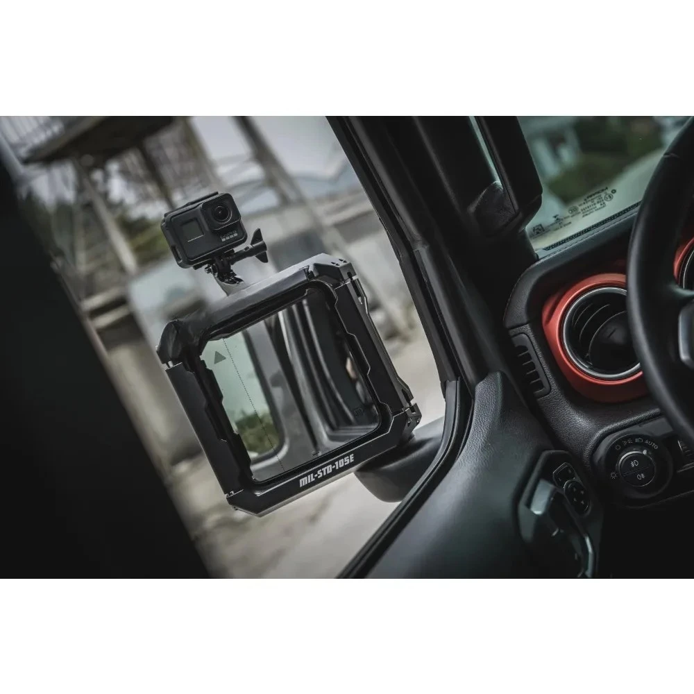 

FOR 2018 + Accessories Rearview Mirror Rain Cover with Jeep Wrangler JL Sports Camera Stand