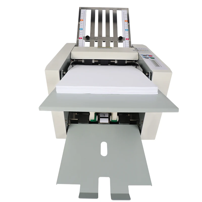 Count Save Labor Time Increase Job Security for Office SchoolZY-G4 Folding Machine Quick Fold 4 Styles Auto Feed and