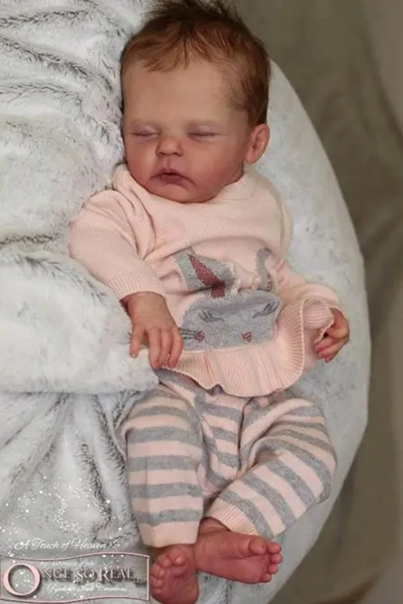 Unpainted Unassembled Reborn Doll Alix Kit 20in DIY Doll Making Supplies with Cloth Body, Support Custom Name on Doll Back
