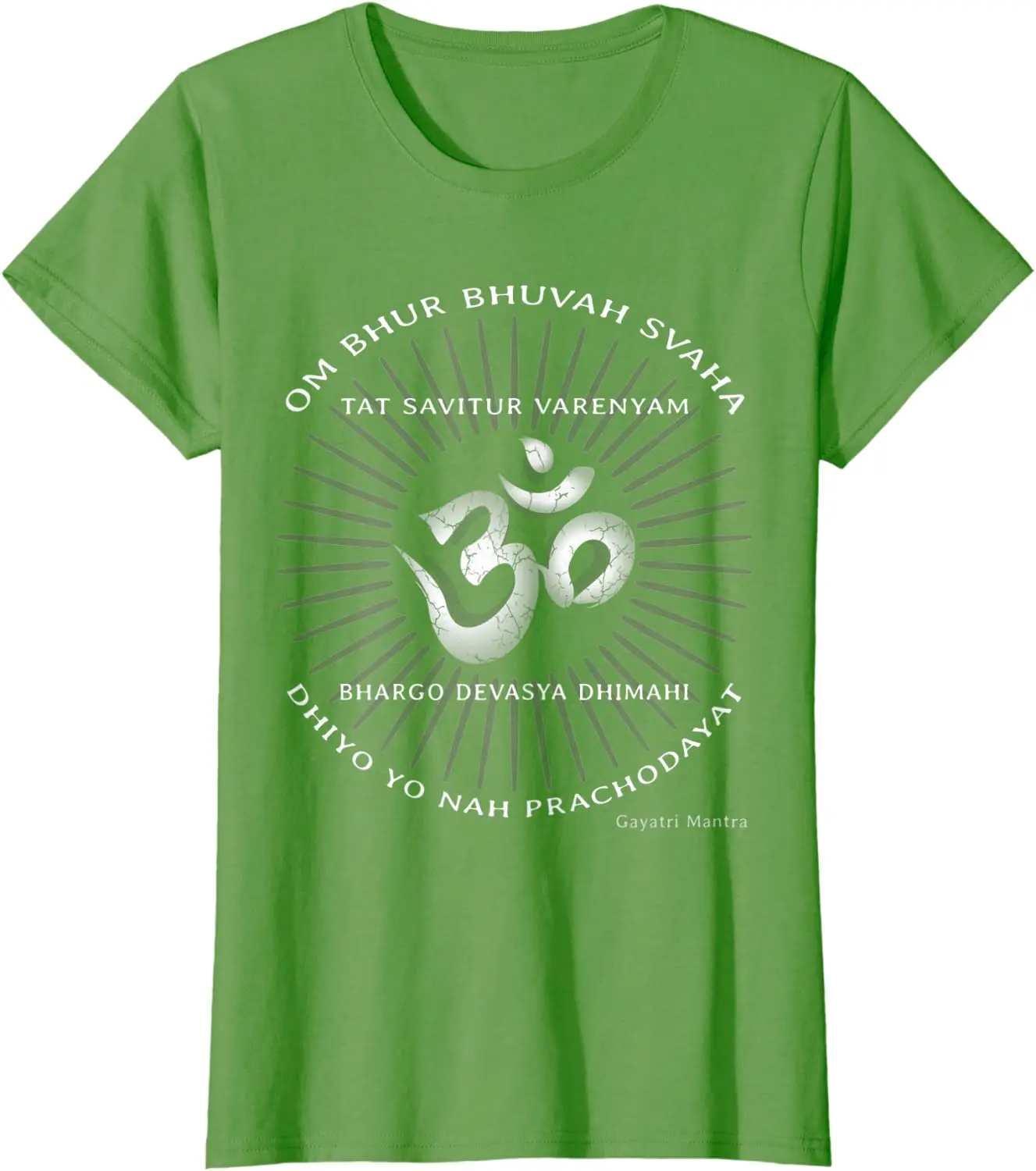 Gayatri Mantra Shirt Om Symbol Spiritual Indian Sanskrit T Shirt. Short Sleeve 100% Cotton Casual T-shirts Loose Top Size S-3XL