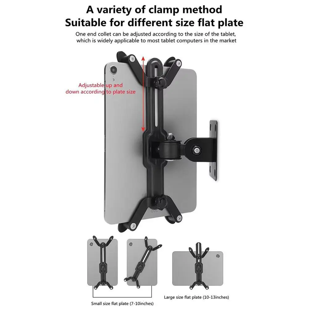 Aluminum Alloy Adjustable Joint Rocker Arm Can Hover Freely Wall Mounted Tablet Computer Bracket Wall Fixed