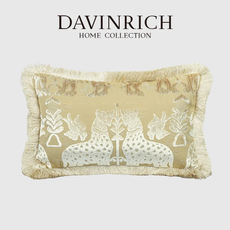 davinrich-federa-per-cuscino-lombare-in-velluto-tagliato-leopardato-woodland-con-frange-spazzolate-stile-veneziano-lusso-artigianale-30x50cm
