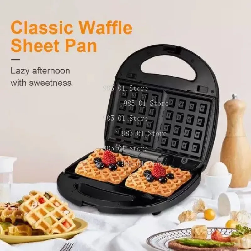 Portable Belgian Waffle Maker Multifunctional Mini Pancake Waffle Machine Home Breakfast Cooking Appliance