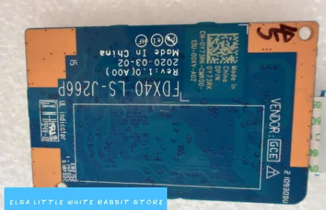 FOR DELL Precision 7550 M7550 M7560 Keyboard Board LS-J266P