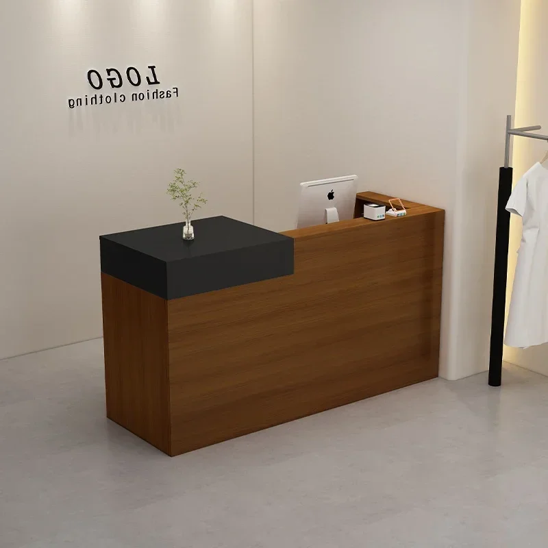 

Простые роскошные стойки регистрации, касса, красота, современная маленькая барная стойка, парикмахерская, Escritorio De Recepcion, коммерческая мебель