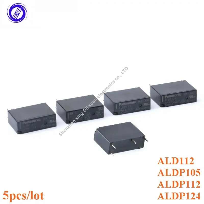 5 шт. 5A реле ALDP105 ALDP112 ALDP124 ALD112 5 В 12 В 24 В 5 А группа нормально разомкнутых НЕТ 4-контактных реле