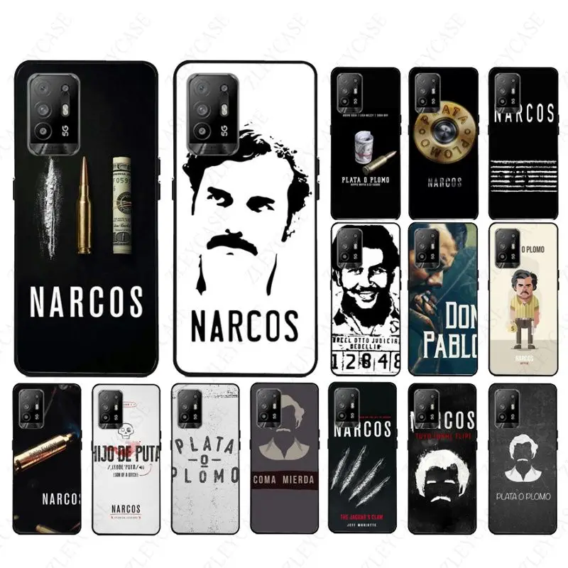 TV series Wagner Moura Narcos pablo escobar Phone cover For OPPO A94 A74 A9 A5 A53 A73 A57 A76 A96 A54 A78 A95 A98 A72 5G Cases