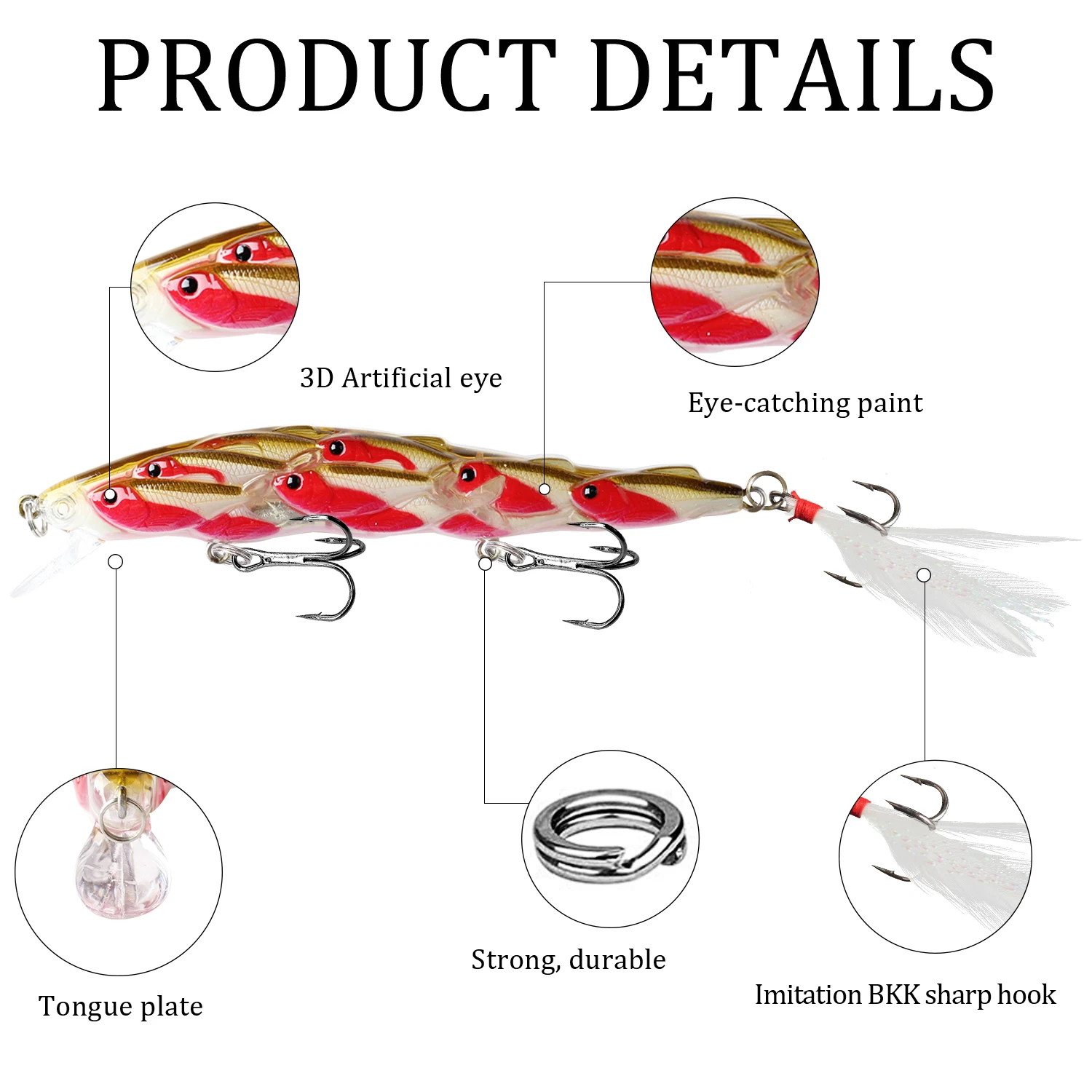 1Pcs Minnow Fishing Lure 120mm 15.5g Floating Hard Bait Wobbler Jig Bait Crankbait Carp Striped Bass Pesca Fishing Tackle SwimBa