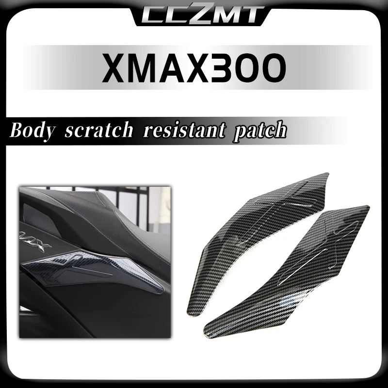 For YAMAHA XMAX300 X-MAX300 xmax300 2023 Motorcycle Carbon Fiber Patch Scratch-resistant Decoration Motorcycle Covers Styling