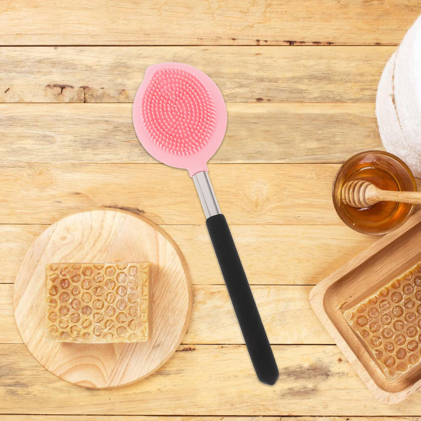 

Silicone Bath Brush Long Handle Body Scrubber Shower Back Washer Exfoliating Massage Tool for Men Women Body Scratcher