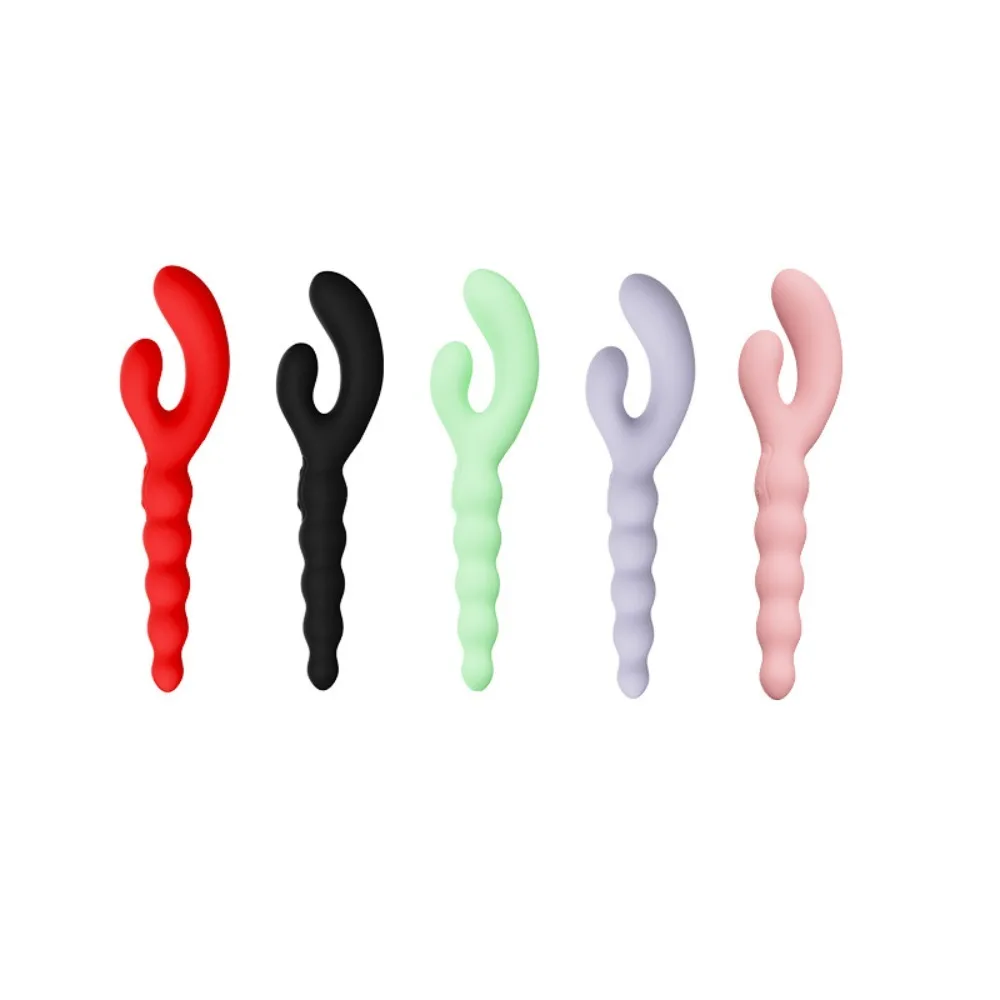 Vibrating Anal Beads Silicone Anal Toy Remote Control Rechargeable Waterproof 10 Speeds Prostate Massager for Men Women Couples