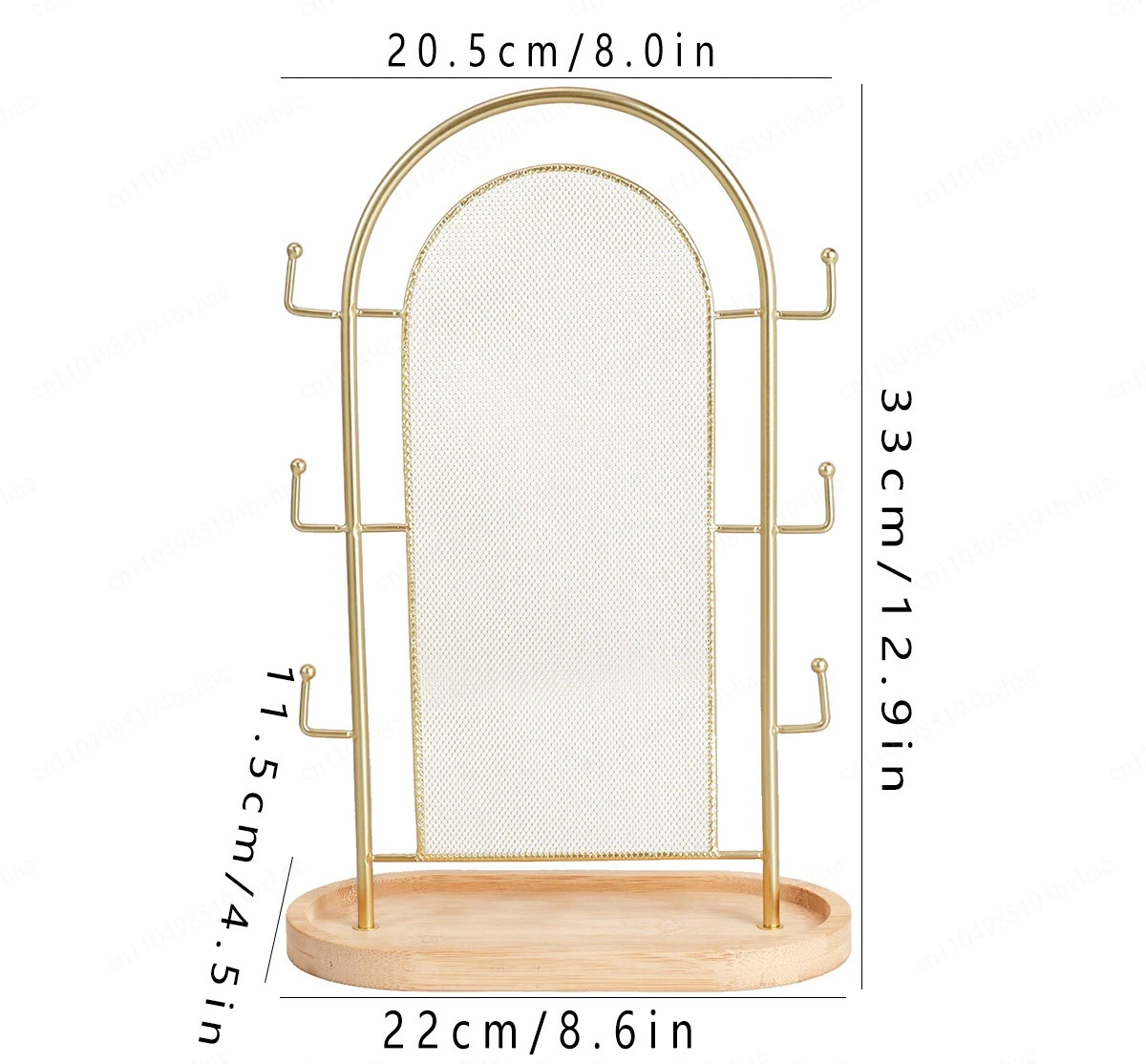 Cross-border new product necklace display stand, bracelet, stud earrings, barbed wire grid stand, stall jewelry display stand