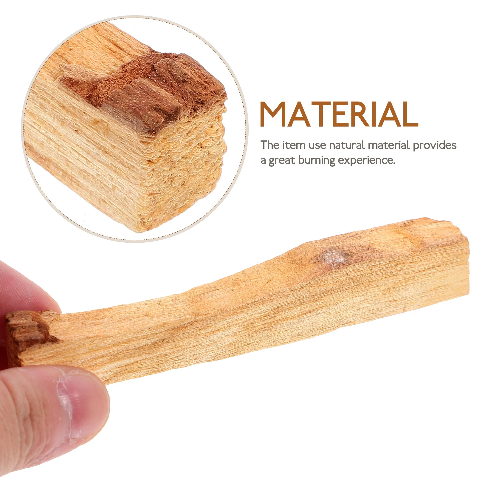 

Wood Incense Sticks Pure Natural Fragrance for Yoga Room Home Office Meditation Space Stress Relief Aromatherapy Experience