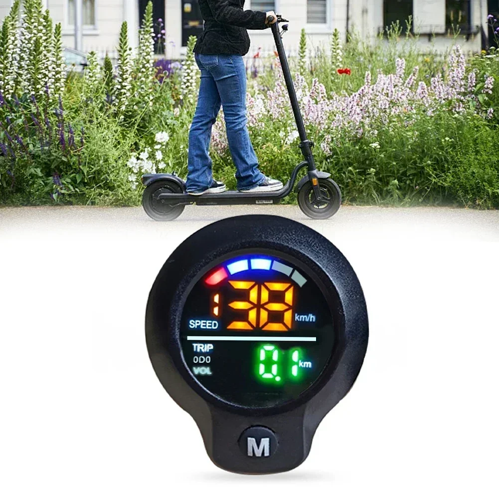 24V 36V 48V 60V 72V Electric Scooter Ebike LED Display Speed Meter Dashboard Record Inde-pendent Instrument Bicycle Accessories