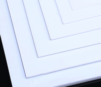 1Pcs Thickness 1mm/1.5mm/2mm/3mm ABS Plastic Board Model Sheet White Material for DIY Model Part Accessories