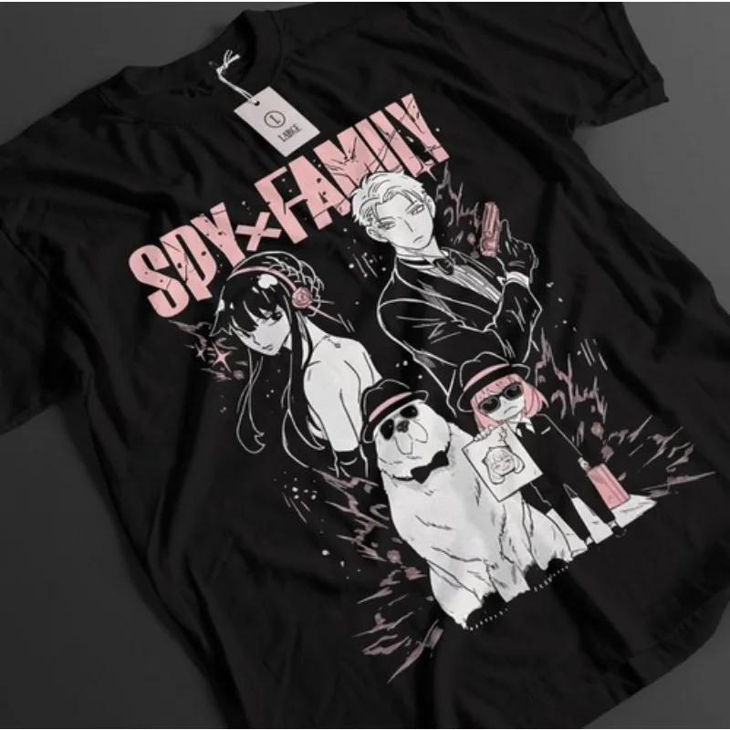 Spy X Family T-Shirt Anya T-Shirt Loid Forger T-Shirt Yor Tee Bond Sylvia Anime Top – Detail 3