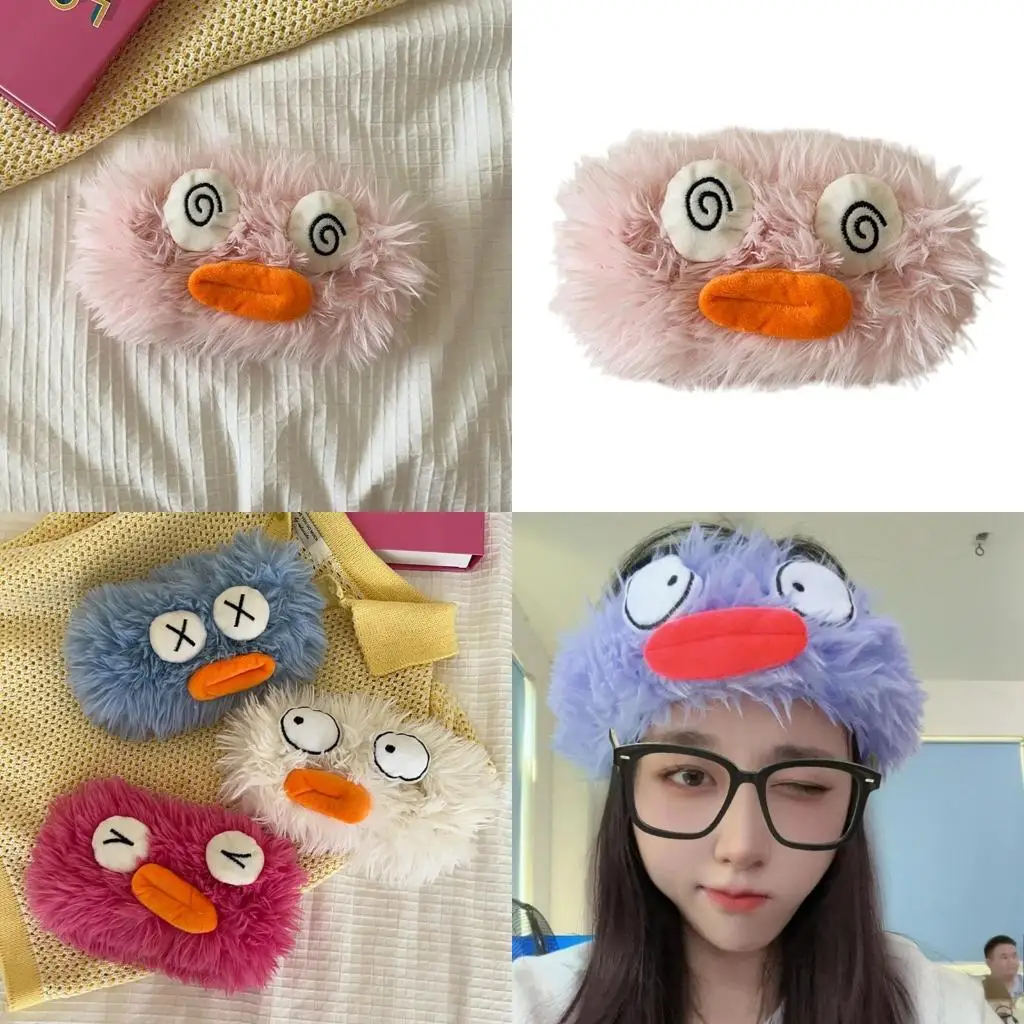 

652F Plush Sausage Mouth Hairhoop Cartoon Hairband Party Headband Kids Holiday Props