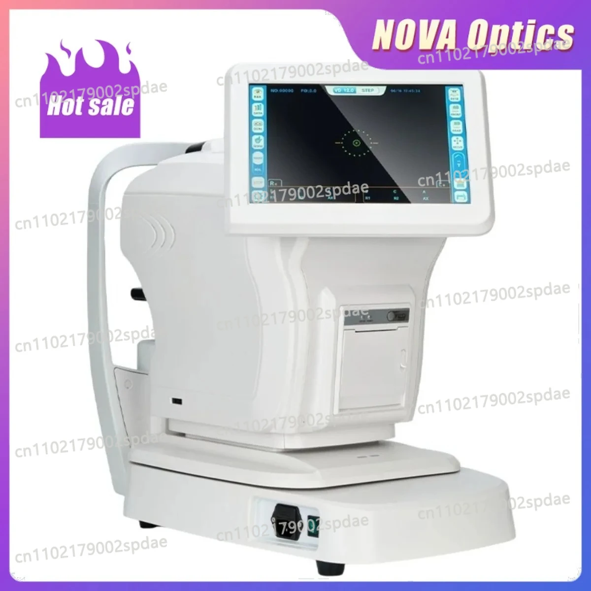10.1-inch HD Touch Screen Fully Automatic Computer Refractometer RMK-900 Supports Eye Tracking, REF, KER, R&K