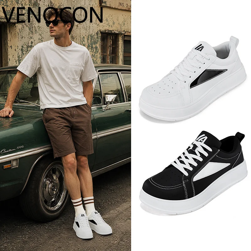 VENOCON Extra Wide Toe Box Knitwear Breathable Synthetic Upper Minimalist TPR Outsole Sneakers Boots Shoes For Men Man Woman