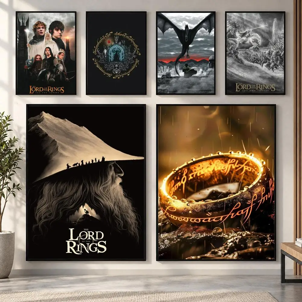The Lord of the Rings Poster HD art sticky wall waterproof home living room bedroom bar aesthetic decoration
