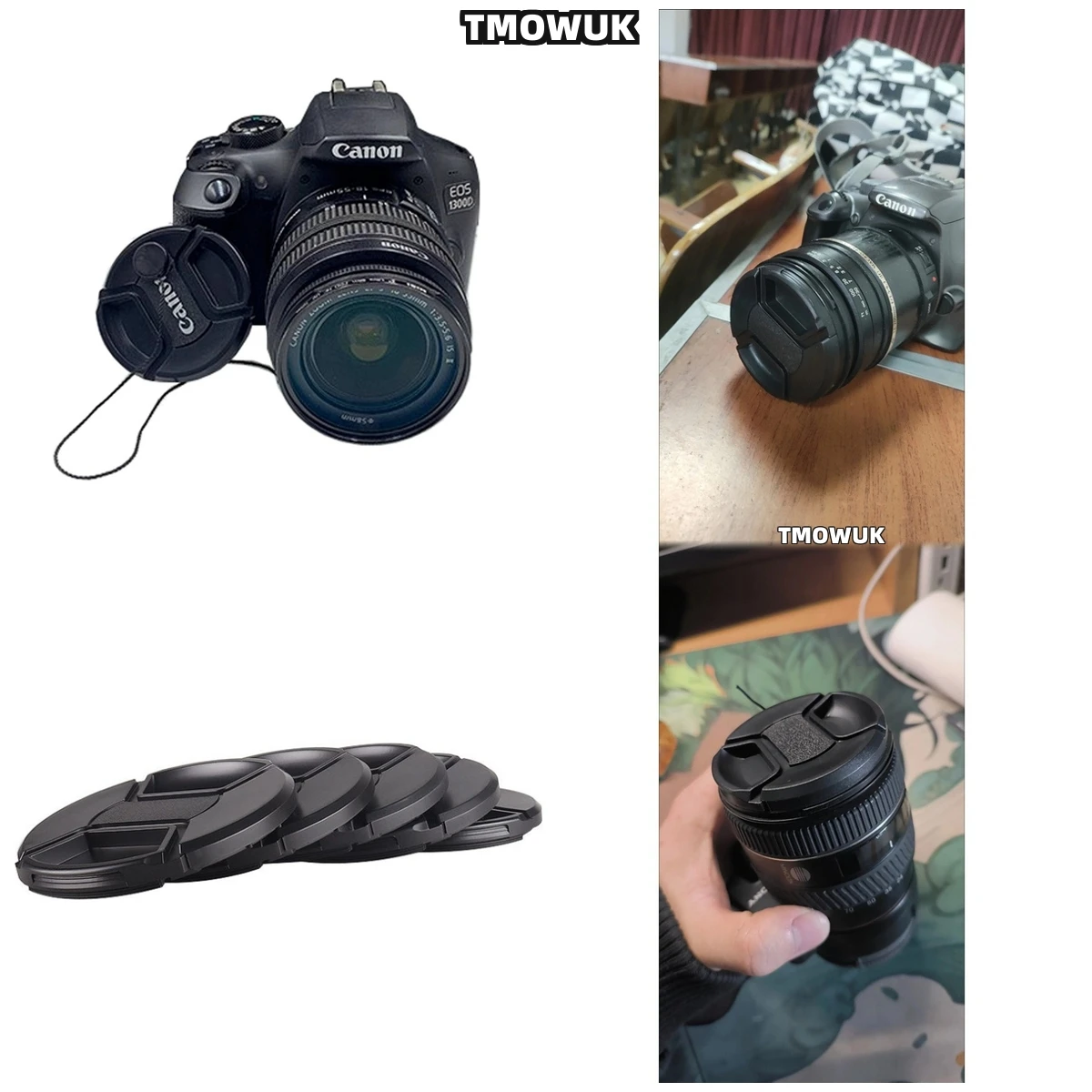 

For OLYMPUS PEN E-P1234567 E-M E-20P E-420 E-510 Camera Lens Cap Protective Cover Center Pinch Snap-on 49mm 52 55 58 62 67 72 77