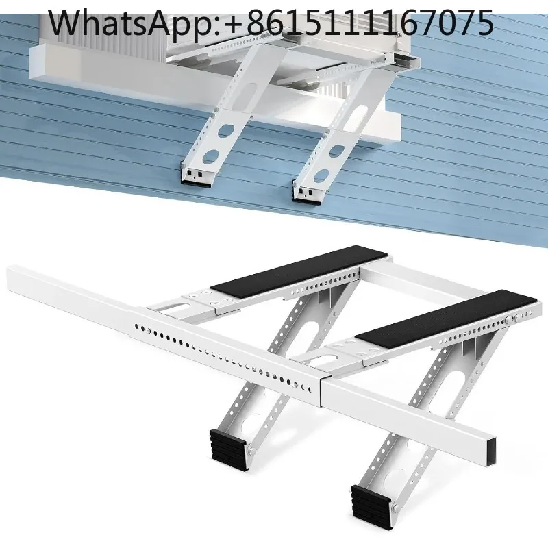 Heavy Duty Foldable AC Wall Mount Bracket Universal Support for Window Air Conditioner Max Load 200KG