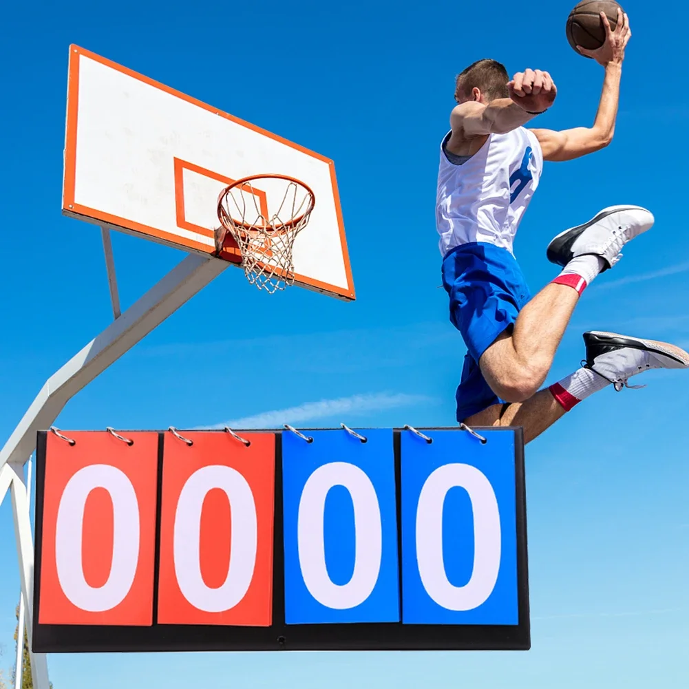 Placar de tênis de mesa esportivo, placar de 2/4 dígitos, basquete, futebol, vôlei, competição, equipamento de exercício