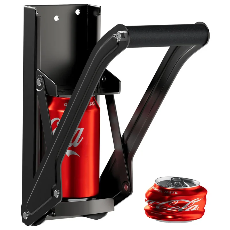 

Дробилки для консервных банок для переработки Настенные 16-унций сверхмощные металлические дробилки для банок с газировкой и пивом для переработки с открывалкой для бутылок