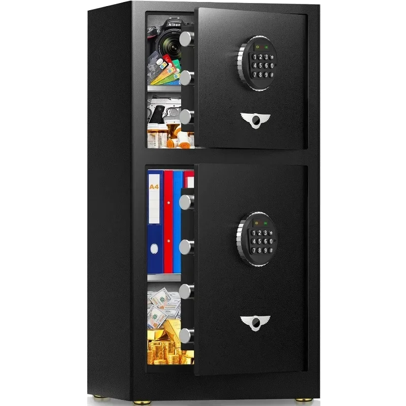 

Povanje Extra large home safe, hidden lock box, heavy duty anti-theft digital security safe for documents business office