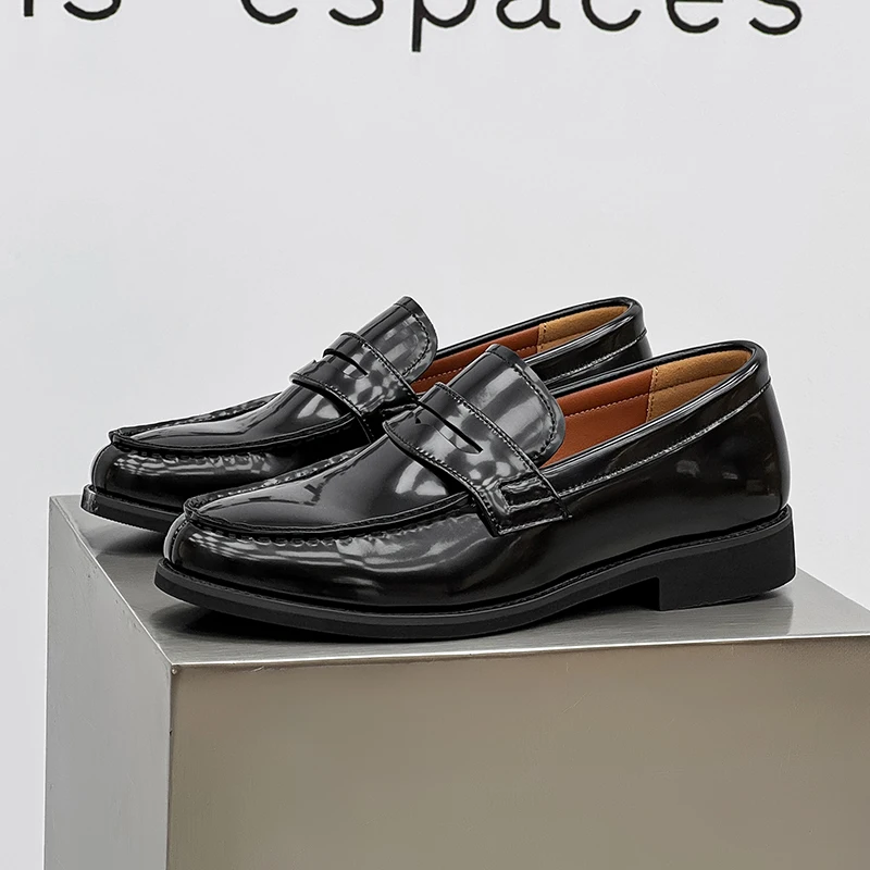 Florsheim 2025new Men Casual Oxford Shoes Genuine Leather Business Tooling