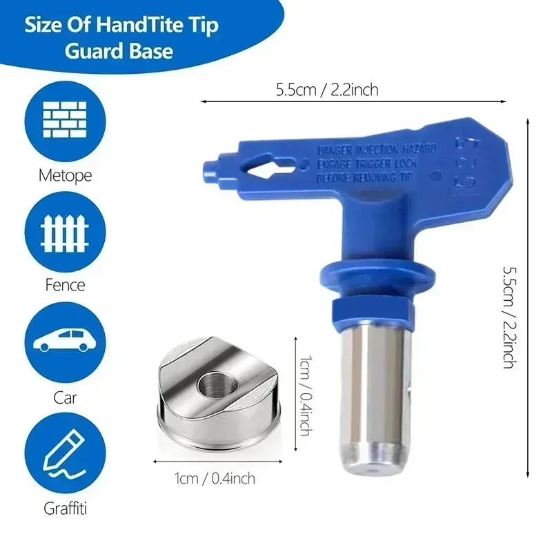 Imagem -02 - Suntool Reversível Ponta de Pulverização Bicos Pontas de Pulverização de Pintura Airless Pulverizador Peças do Pulverizador 211 317 417 519 621 517 317 415 515