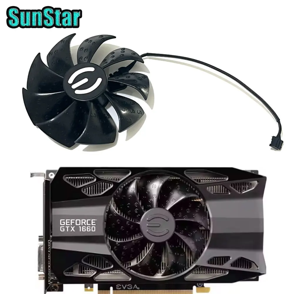 NEW RTX 2060 GTX 1660 87MM 4PIN XC GAMING Replacement GPU Cooling Fan For EVGA GeForce GTX 1660Ti 1660 1650 XC GAMING Video Card