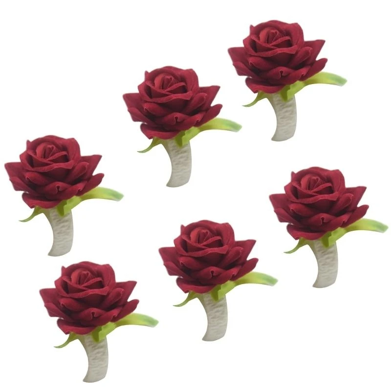 6-個フラワーナプキンリングローズナプキンホルダー結婚式のナプキンホルダーテーブル装飾結婚式の宴会誕生日パーティー-15ub