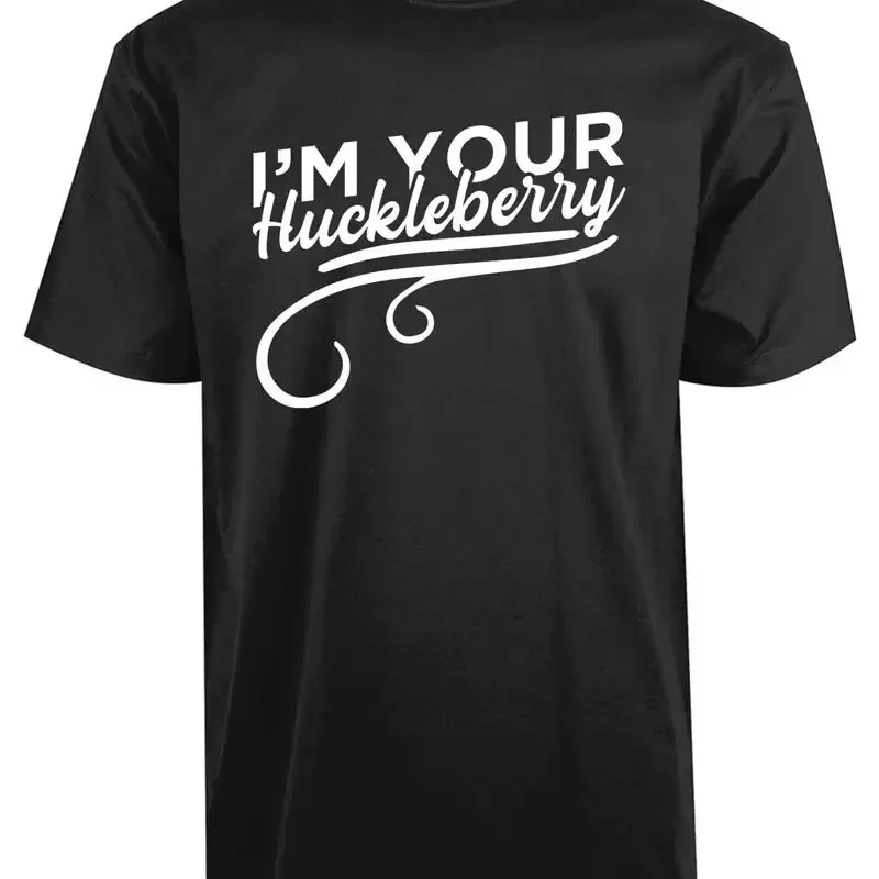 Doc Holliday Tombstone I m Your Huckleberry Vintage New Men's T Shirt Casual