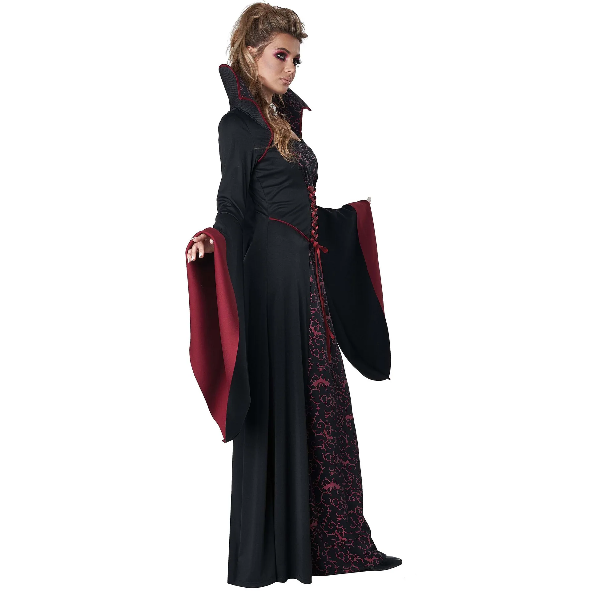 M-XL Demon Hofkoningin Vampier Heks Cosplay Kostuum Voor Halloween