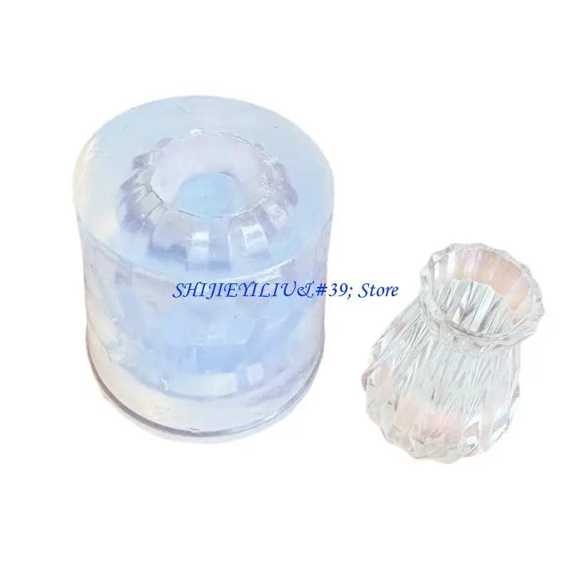 E21F Silicone Crafting Mold Perfect for Creating Miniature Vases Suitable for Craft Projects Dollhouses Ornaments and Jewelry