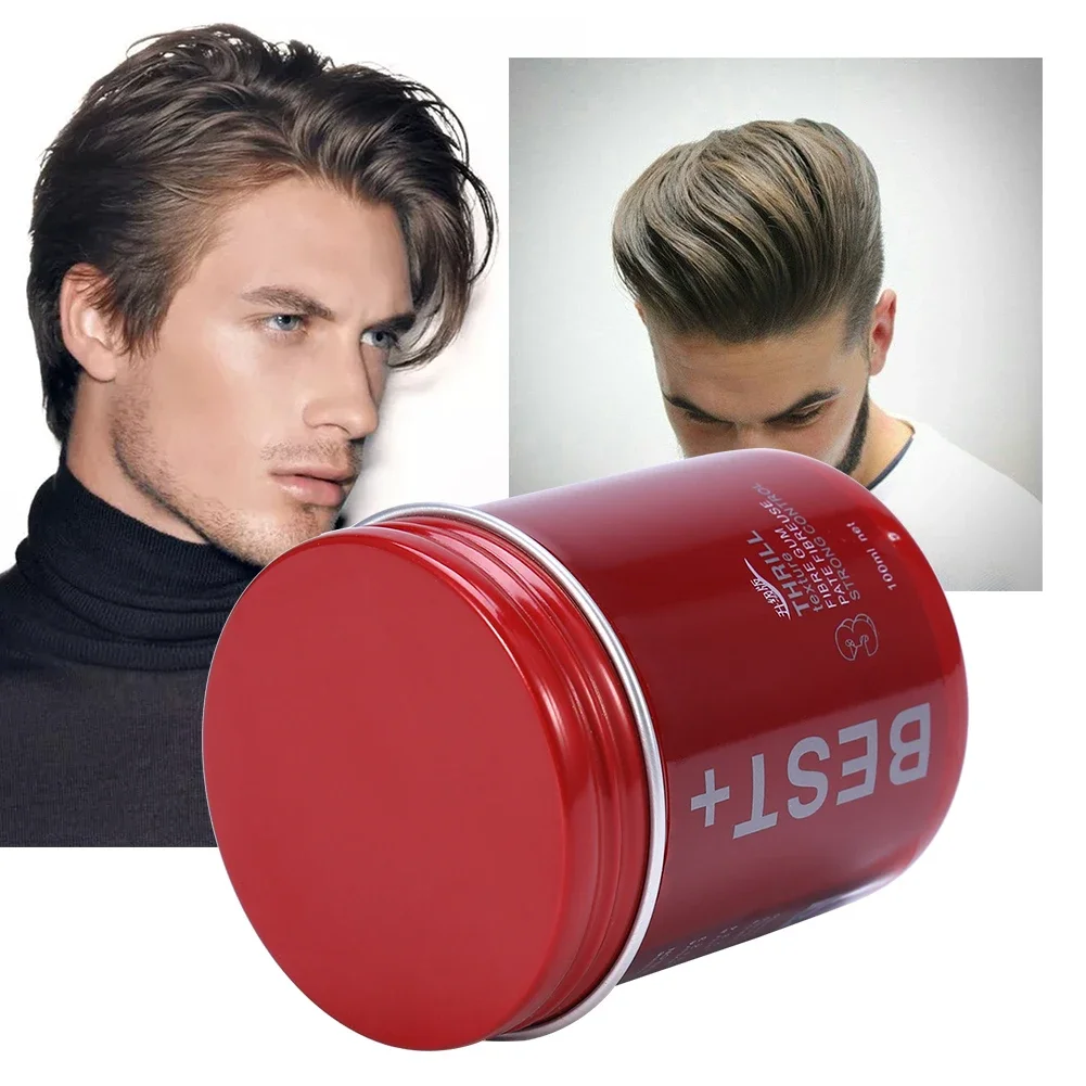 

1Pcs 3 Colors Professional Long-Lasting Fluffy Hair Finalize Pomade Wax Styling Tools Men Cream Salon Hair Finishing Gel Cream