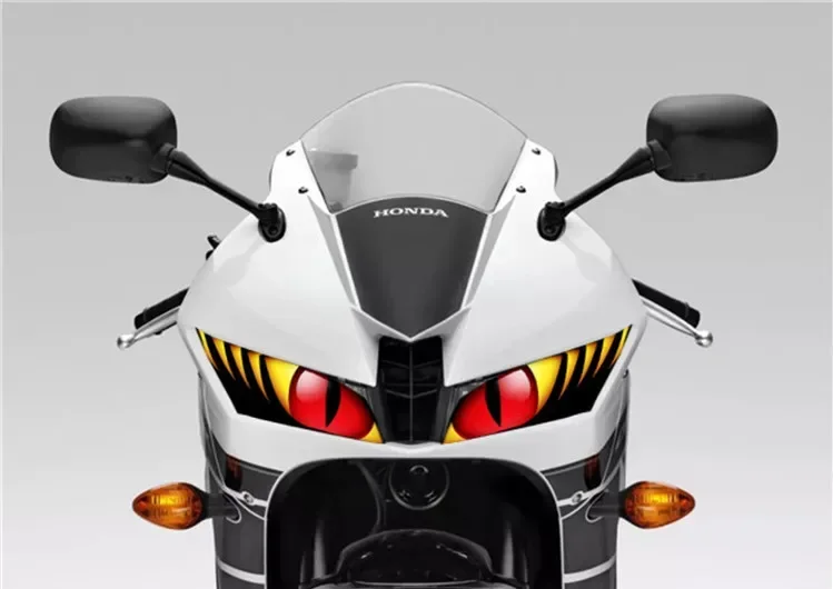 FOR HONDA CBR600RR F5 2008-2012 09 10 11 Motorcycle Accessories Front Fairing Headlight Sticker Guard Sticker CBR 600 RR -4