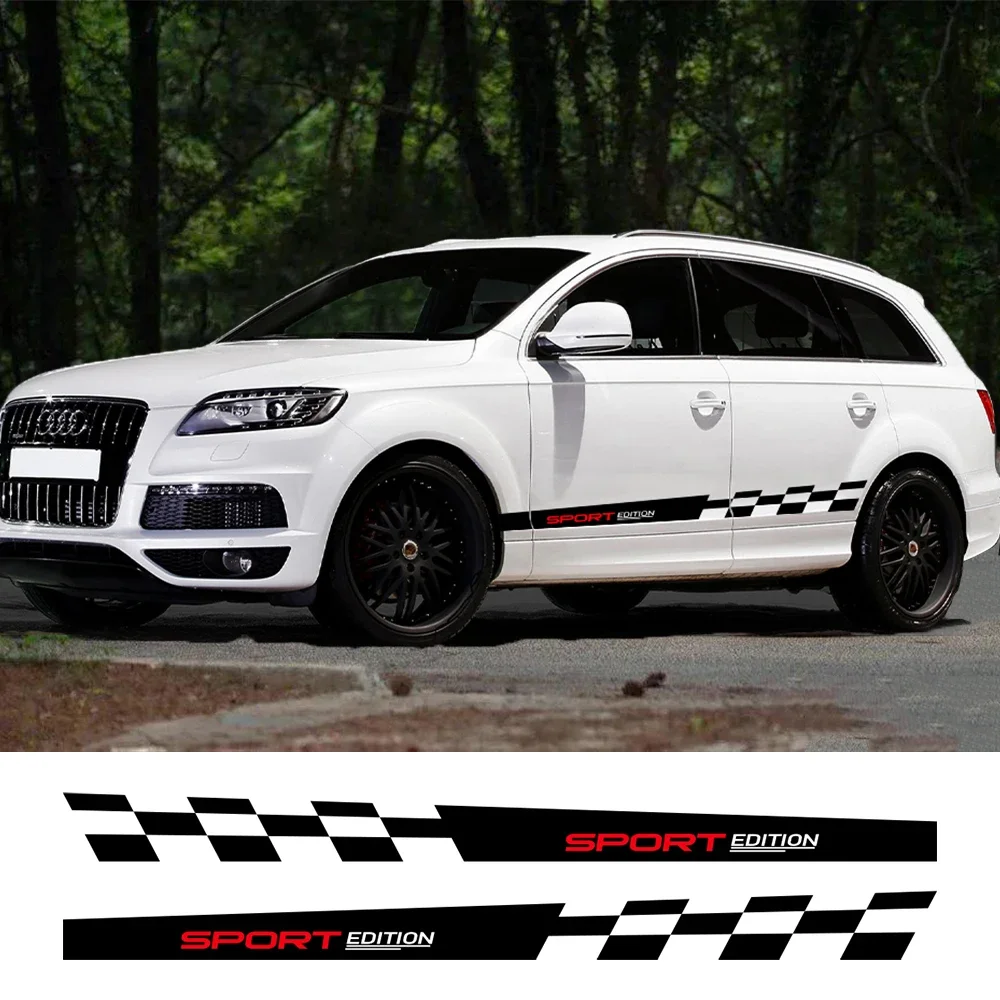 

Для Audi Q7 4M 4L TFSI TDI 2020 2018 2007 2016 2017 наклейка на дверь автомобиля Sport Edition накладки виниловые наклейки Декор тюнинговые аксессуары