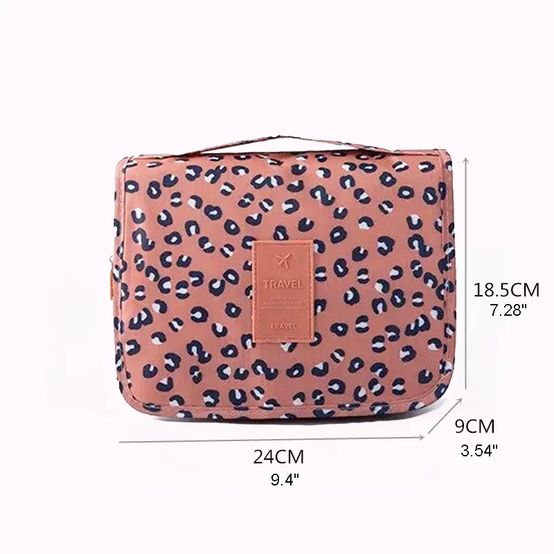 Cosmetic Bag Women Travel Pouch Waterproof Toiletries Beauty Organizer Ladies Bathroom Neceser Makeup Storage Bag With Hook