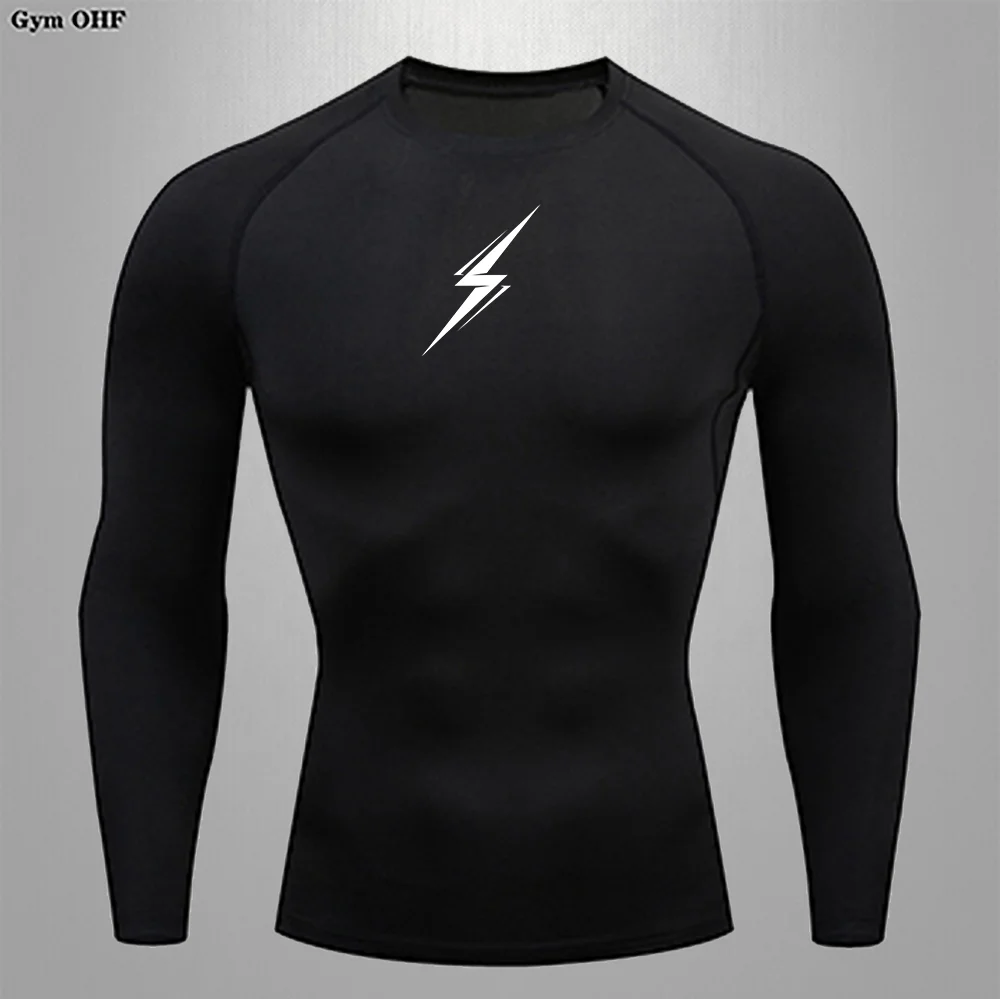 GYM Shirt Running Quick-drying Gym Fitness Compression T Shirts Breathable Tight Fitting High Quality Tee Jogging Sportswear Top